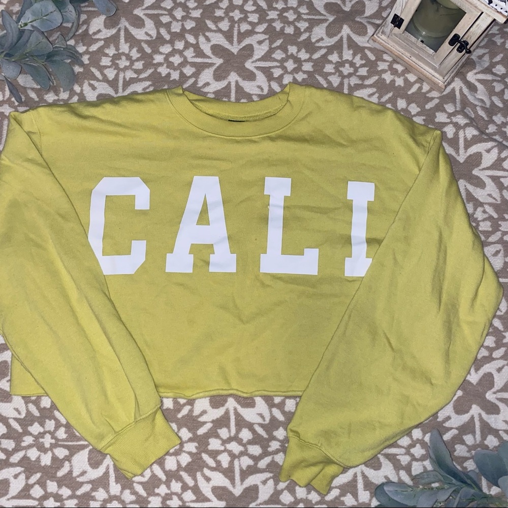 Crop sweater